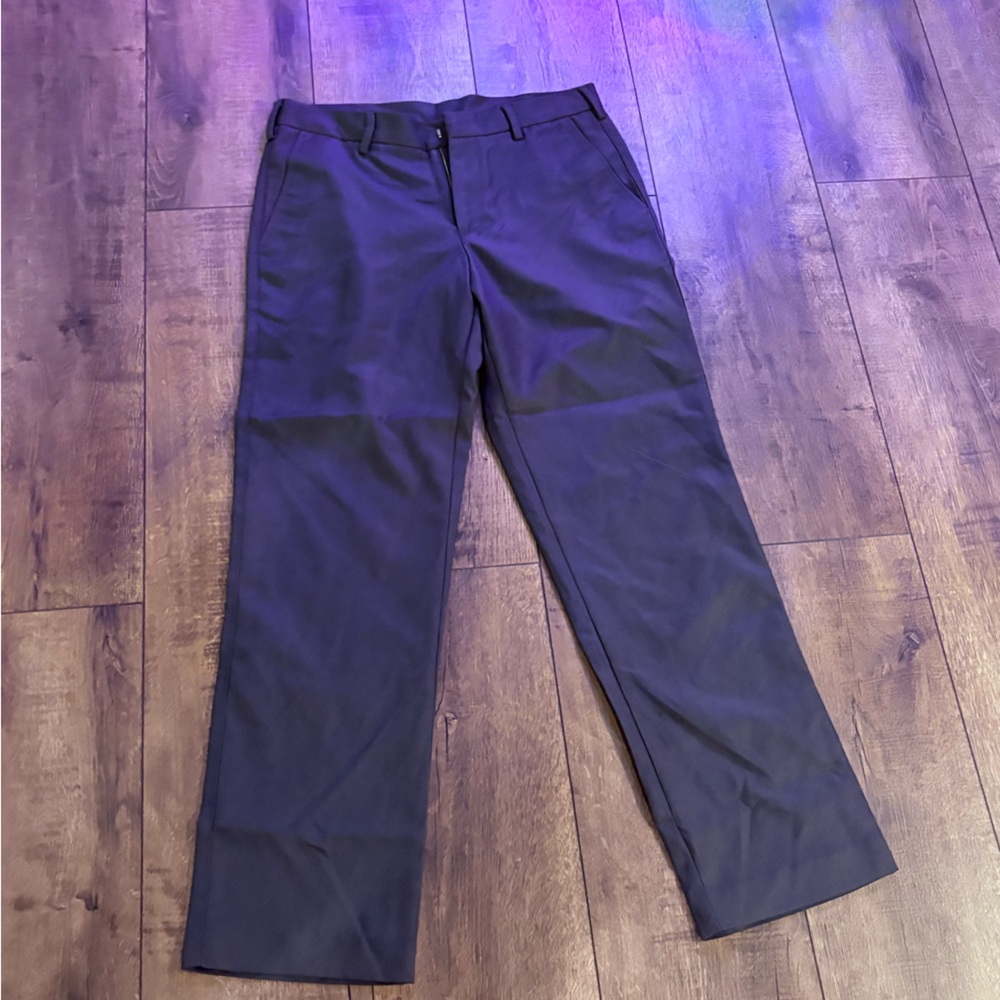 Elegant Men's Dark Blue Dress Pants